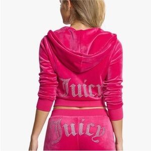 Juicy Couture NWT Women's HOT Pink Velour tracksuit